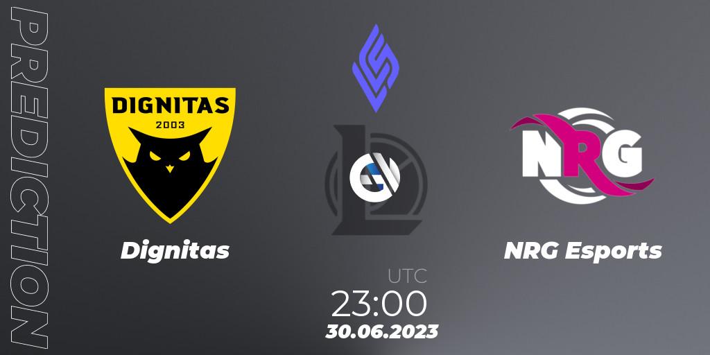 Dignitas vs NRG Esports: Betting TIp, Match Prediction. 30.06.2023 at 23:00. LoL, LCS Summer 2023 - Group Stage
