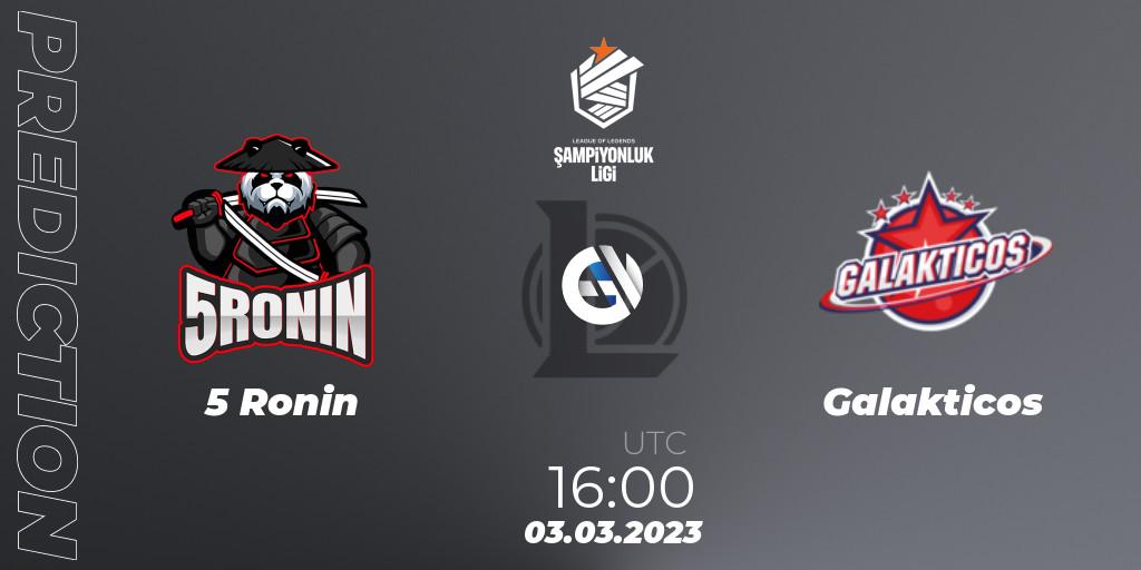 5 Ronin vs Galakticos: Betting TIp, Match Prediction. 03.03.23. LoL, TCL Winter 2023 - Group Stage