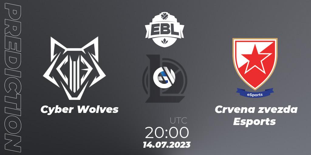 Cyber Wolves vs Crvena zvezda Esports: Betting TIp, Match Prediction. 23.06.23. LoL, Esports Balkan League Season 13