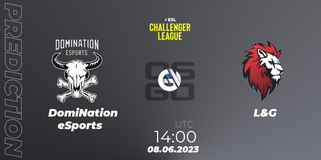 DomiNation eSports vs L&G: Betting TIp, Match Prediction. 08.06.23. CS2 (CS:GO), ESL Challenger League Season 45 Europe Relegation