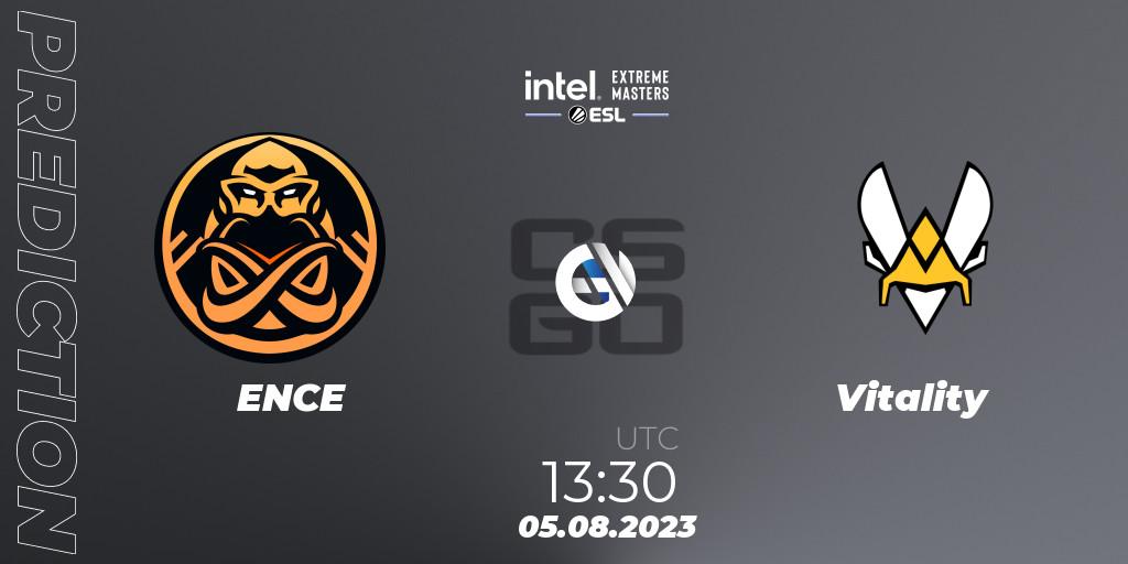 ENCE vs Vitality: Betting TIp, Match Prediction. 05.08.2023 at 13:30. Counter-Strike (CS2), IEM Cologne 2023