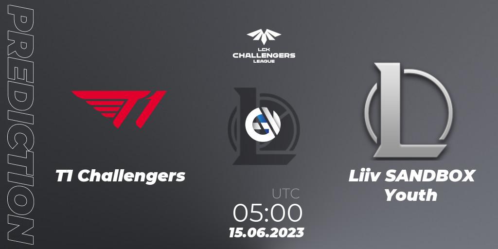 T1 Challengers vs Liiv SANDBOX Youth: Betting TIp, Match Prediction. 15.06.23. LoL, LCK Challengers League 2023 Summer - Group Stage