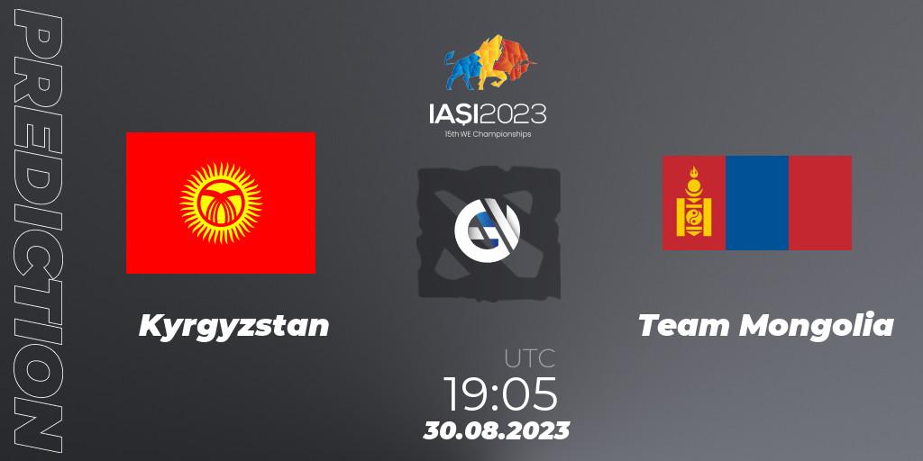 Kyrgyzstan vs Team Mongolia: Betting TIp, Match Prediction. 30.08.23. Dota 2, IESF World Championship 2023