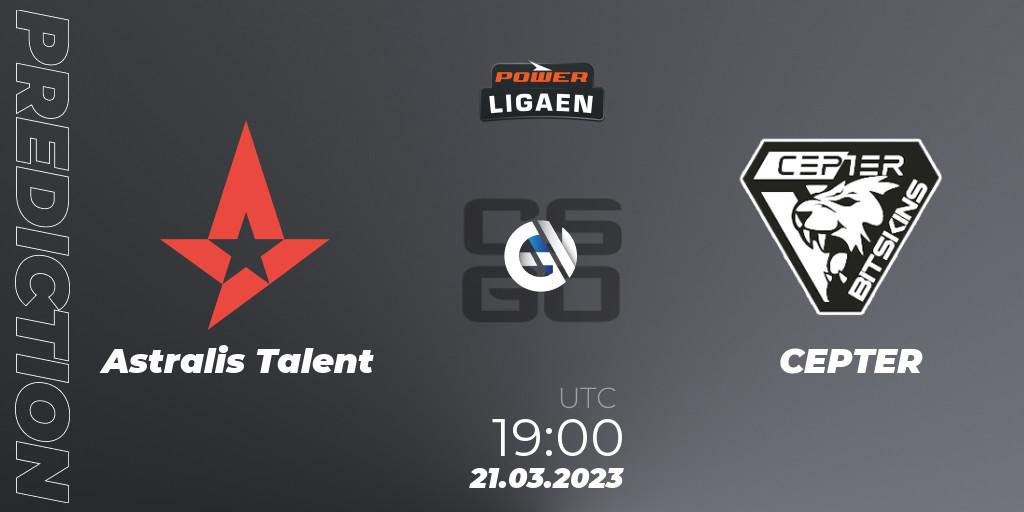 Astralis Talent vs Alpha Gaming: Betting TIp, Match Prediction. 21.03.23. CS2 (CS:GO), POWER Ligaen Season 22