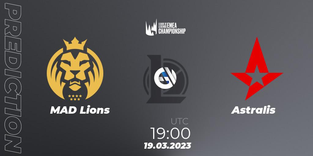 MAD Lions vs Astralis: Betting TIp, Match Prediction. 18.03.2023 at 17:00. LoL, LEC Spring 2023 - Regular Season