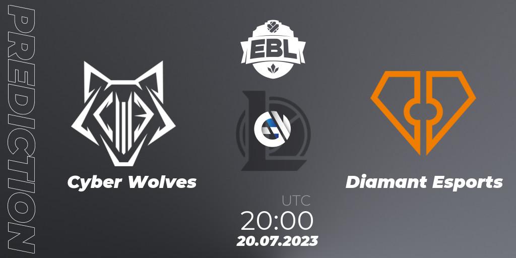 Cyber Wolves vs Diamant Esports: Betting TIp, Match Prediction. 22.06.23. LoL, Esports Balkan League Season 13