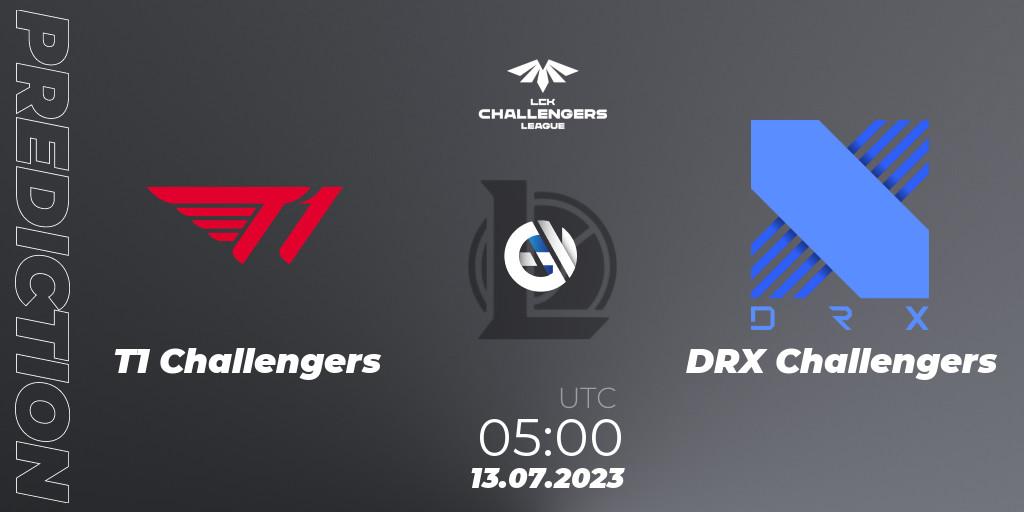 T1 Challengers vs DRX Challengers: Betting TIp, Match Prediction. 13.07.23. LoL, LCK Challengers League 2023 Summer - Group Stage