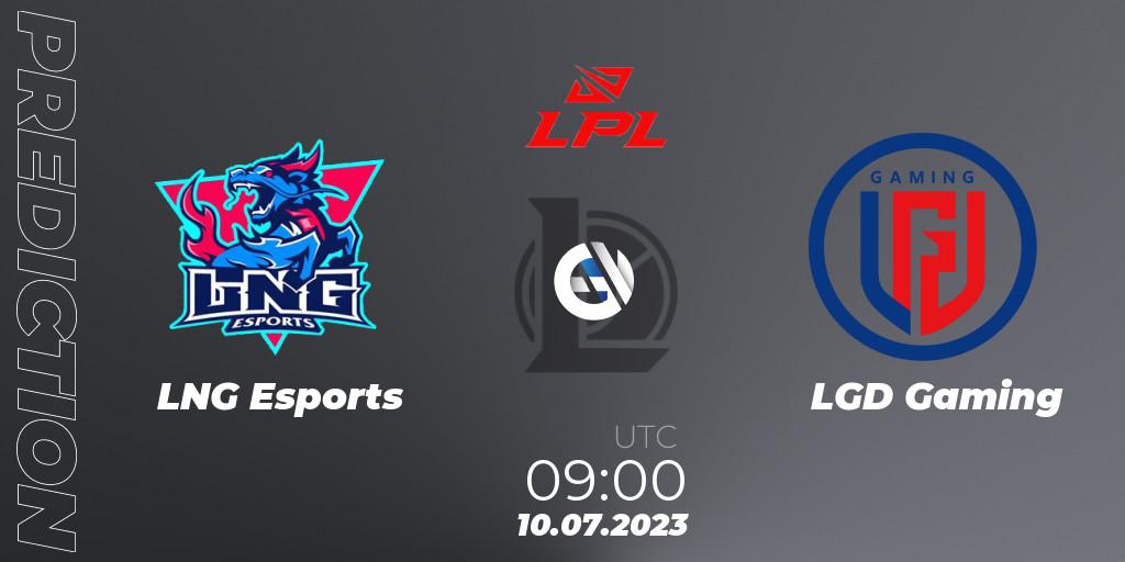 LNG Esports vs LGD Gaming: Betting TIp, Match Prediction. 10.07.23. LoL, LPL Summer 2023 Regular Season