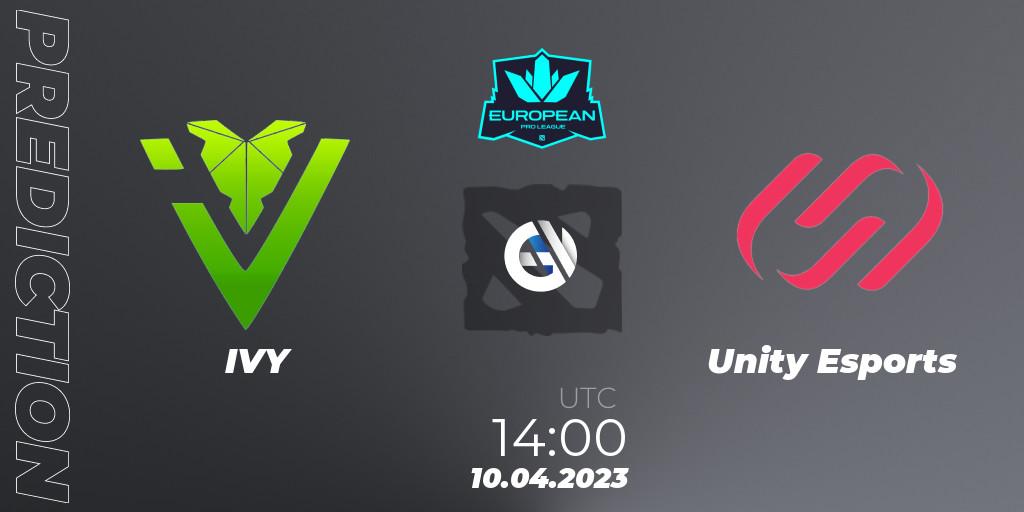 IVY vs Unity Esports: Betting TIp, Match Prediction. 10.04.2023 at 14:04. Dota 2, European Pro League Season 8
