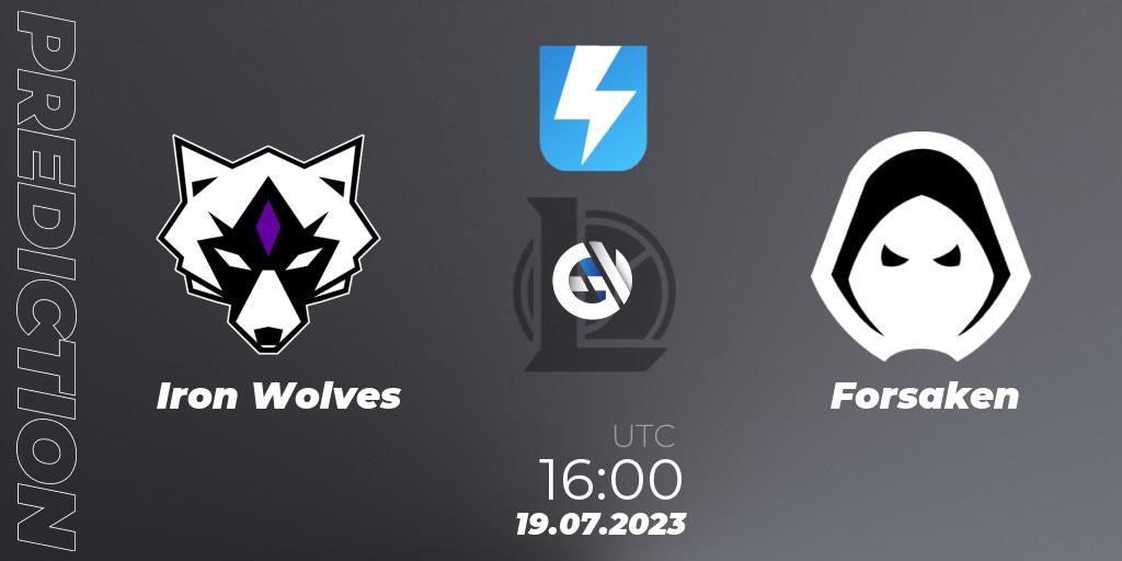 Iron Wolves vs Forsaken: Betting TIp, Match Prediction. 14.06.2023 at 18:00. LoL, Ultraliga Season 10 2023 Regular Season