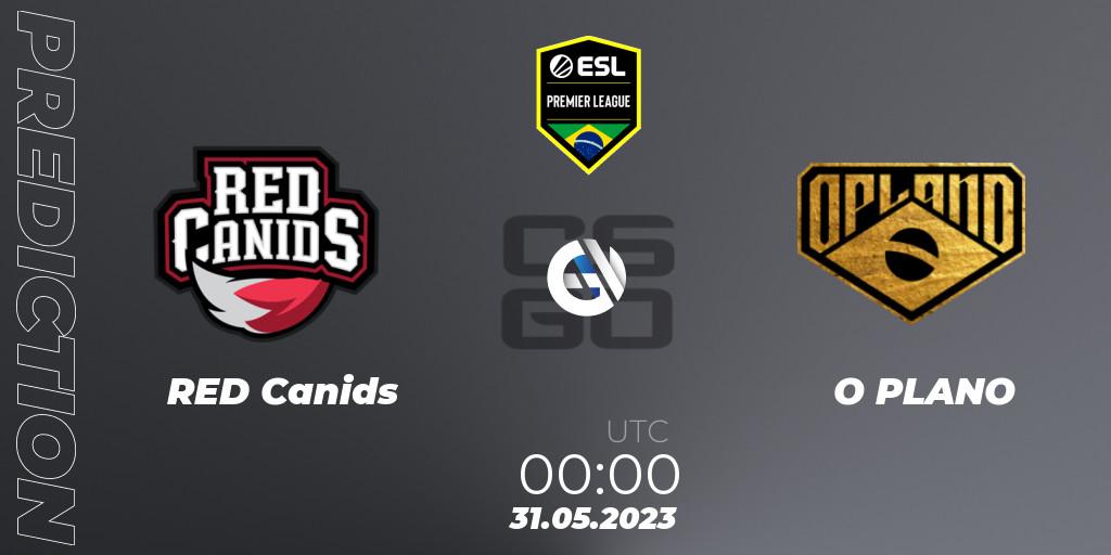 RED Canids vs O PLANO: Betting TIp, Match Prediction. 31.05.2023 at 00:45. Counter-Strike (CS2), ESL Brasil Premier League Season 14