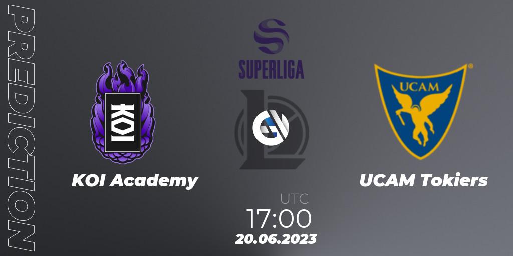 KOI Academy vs UCAM Esports Club: Betting TIp, Match Prediction. 20.06.2023 at 18:00. LoL, Superliga Summer 2023 - Group Stage