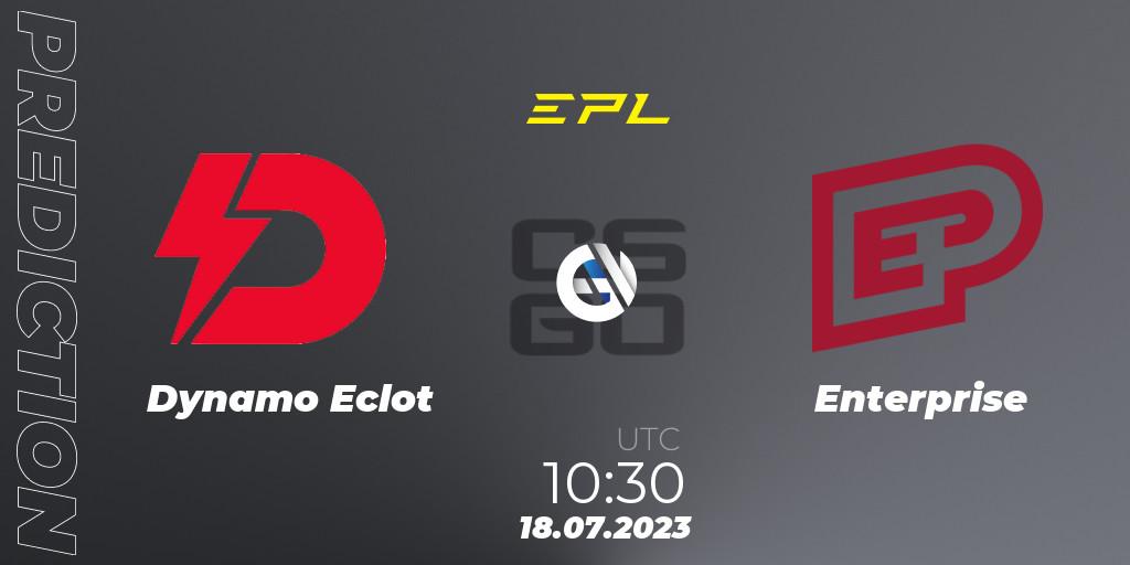 Dynamo Eclot vs Enterprise: Betting TIp, Match Prediction. 18.07.2023 at 10:30. Counter-Strike (CS2), European Pro League Season 9