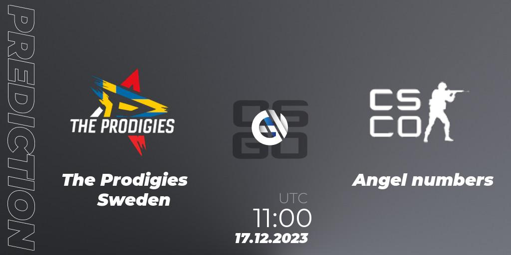 The Prodigies Sweden vs Angel numbers: Betting TIp, Match Prediction. 17.12.23. CS2 (CS:GO), Esportal LuckyCasino Cup