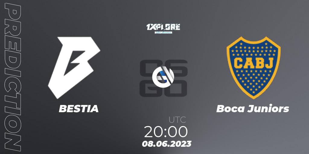 BESTIA vs Boca Juniors: Betting TIp, Match Prediction. 08.06.2023 at 20:00. Counter-Strike (CS2), 1XPLORE Latin America Cup 1