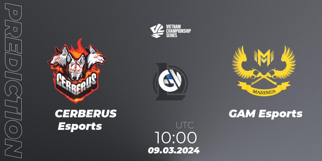 CERBERUS Esports vs GAM Esports: Betting TIp, Match Prediction. 09.03.24. LoL, VCS Dawn 2024 - Group Stage