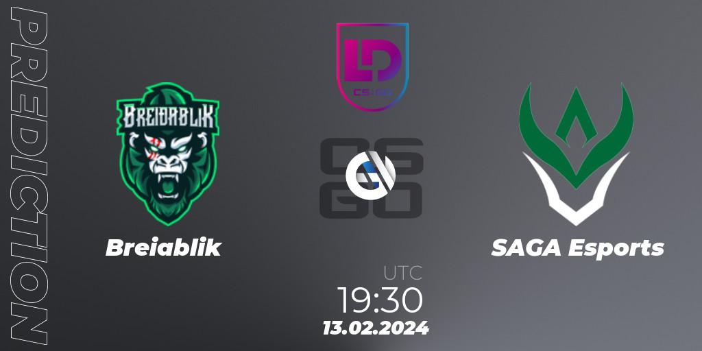 Breiðablik vs SAGA Esports: Betting TIp, Match Prediction. 13.02.24. CS2 (CS:GO), Icelandic Esports League Season 8: Regular Season