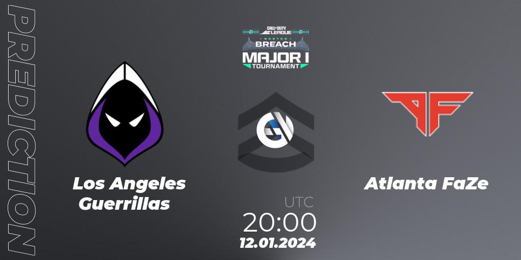 Los Angeles Guerrillas vs Atlanta FaZe: Betting TIp, Match Prediction. 12.01.2024 at 20:00. Call of Duty, Call of Duty League 2024: Stage 1 Major Qualifiers