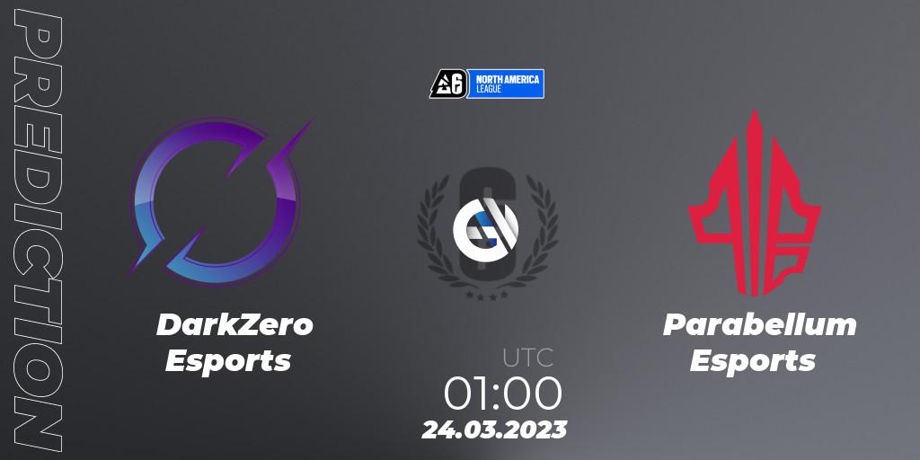 DarkZero Esports vs Parabellum Esports: Betting TIp, Match Prediction. 24.03.23. Rainbow Six, North America League 2023 - Stage 1