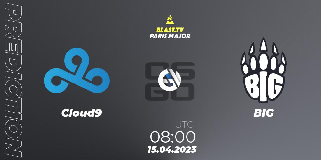 Cloud9 vs BIG: Betting TIp, Match Prediction. 15.04.23. CS2 (CS:GO), BLAST.tv Paris Major 2023 Challengers Stage Europe Last Chance Qualifier