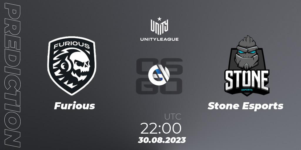 Furious vs Stone Esports: Betting TIp, Match Prediction. 30.08.23. CS2 (CS:GO), LVP Unity League Argentina 2023