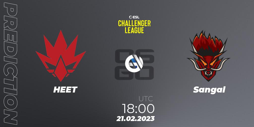 HEET vs Sangal: Betting TIp, Match Prediction. 28.02.23. CS2 (CS:GO), ESL Challenger League Season 44: Europe