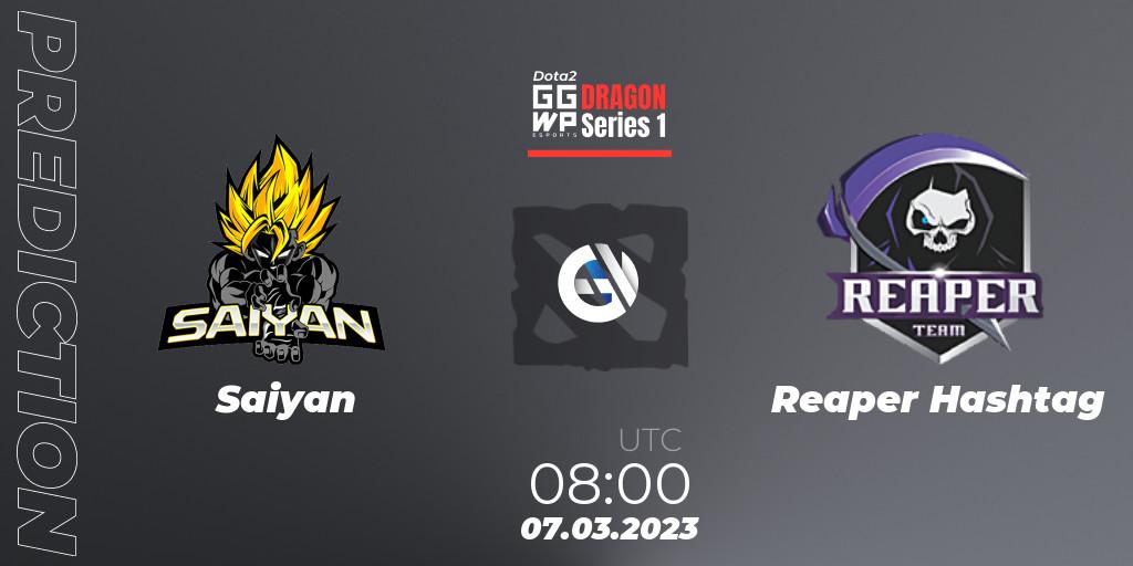 Saiyan vs Reaper Hashtag: Betting TIp, Match Prediction. 07.03.23. Dota 2, GGWP Dragon Series 1