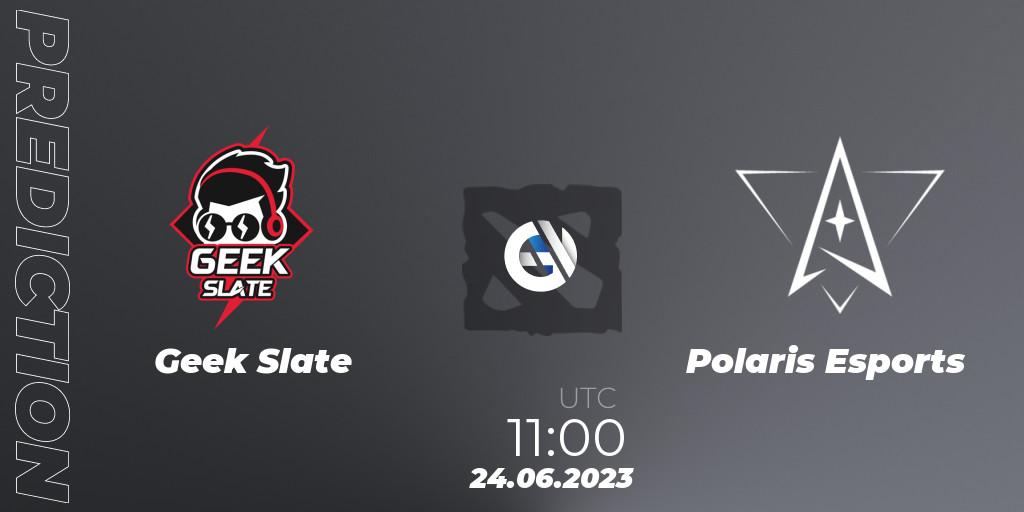 Geek Slate vs Polaris Esports: Betting TIp, Match Prediction. 24.06.23. Dota 2, 1XPLORE Asia #1
