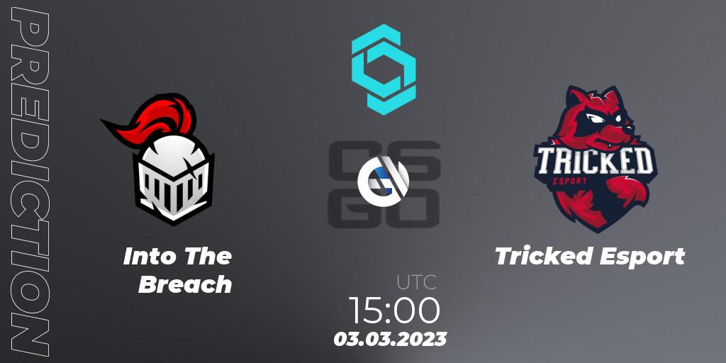 Into The Breach vs Tricked Esport: Betting TIp, Match Prediction. 03.03.2023 at 15:35. Counter-Strike (CS2), CCT North Europe Series #4