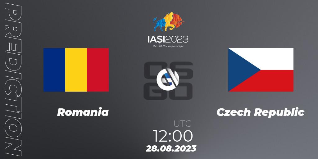 Romania vs Czech Republic: Betting TIp, Match Prediction. 28.08.23. CS2 (CS:GO), IESF World Esports Championship 2023