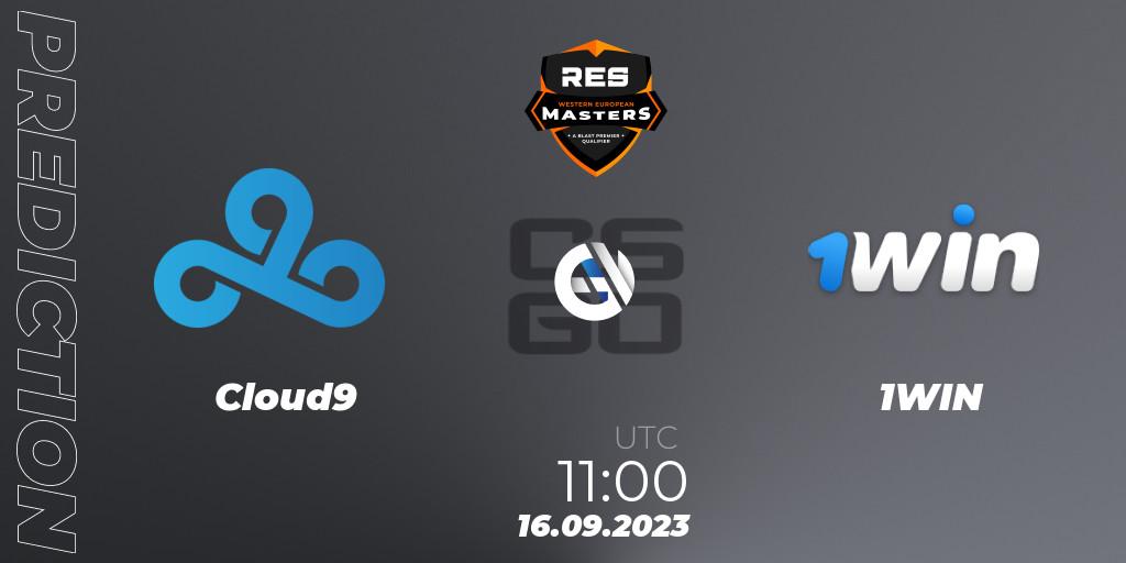 Cloud9 vs 1WIN: Betting TIp, Match Prediction. 16.09.2023 at 11:00. Counter-Strike (CS2), RES Eastern European Masters: Fall 2023