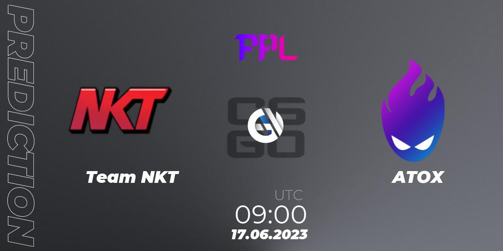 Team NKT vs ATOX: Betting TIp, Match Prediction. 17.06.2023 at 09:00. Counter-Strike (CS2), Perfect World Arena Premier League Season 4