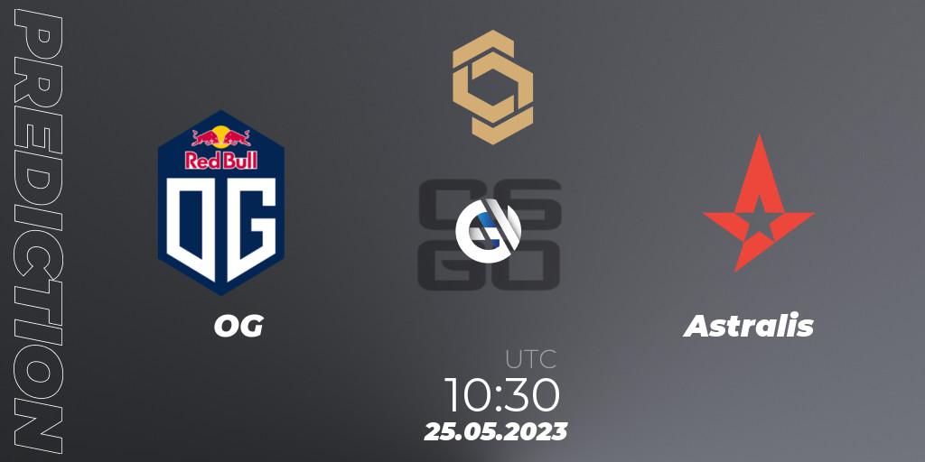 OG vs Astralis: Betting TIp, Match Prediction. 25.05.2023 at 10:30. Counter-Strike (CS2), CCT South Europe Series #4