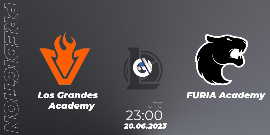 Los Grandes Academy vs FURIA Academy: Betting TIp, Match Prediction. 20.06.2023 at 23:00. LoL, CBLOL Academy Split 2 2023 - Group Stage