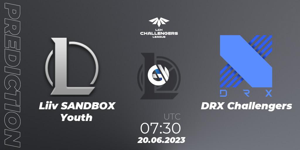 Liiv SANDBOX Youth vs DRX Challengers: Betting TIp, Match Prediction. 20.06.23. LoL, LCK Challengers League 2023 Summer - Group Stage