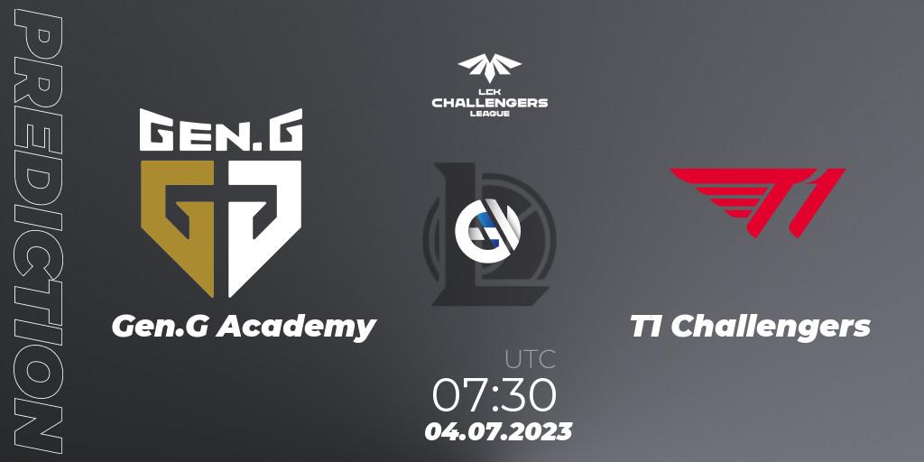 Gen.G Academy vs T1 Challengers: Betting TIp, Match Prediction. 04.07.23. LoL, LCK Challengers League 2023 Summer - Group Stage