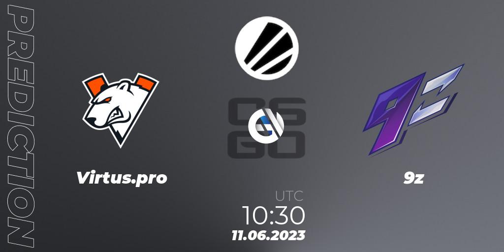 Virtus.pro vs 9z: Betting TIp, Match Prediction. 11.06.23. CS2 (CS:GO), ESL Challenger Katowice 2023