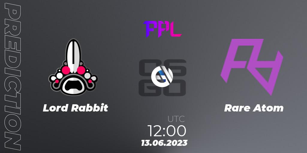 Lord Rabbit vs Rare Atom: Betting TIp, Match Prediction. 13.06.23. CS2 (CS:GO), Perfect World Arena Premier League Season 4