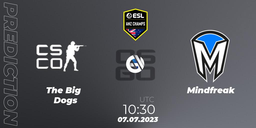 The Big Dogs vs Mindfreak: Betting TIp, Match Prediction. 07.06.23. CS2 (CS:GO), ESL ANZ Champs Season 16