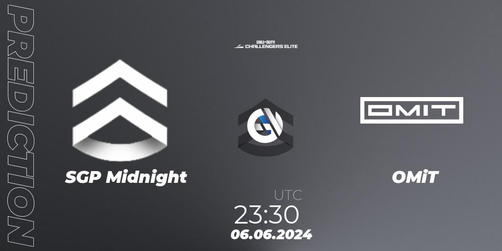 SGP Midnight vs OMiT: Betting TIp, Match Prediction. 06.06.2024 at 22:30. Call of Duty, Call of Duty Challengers 2024 - Elite 3: NA