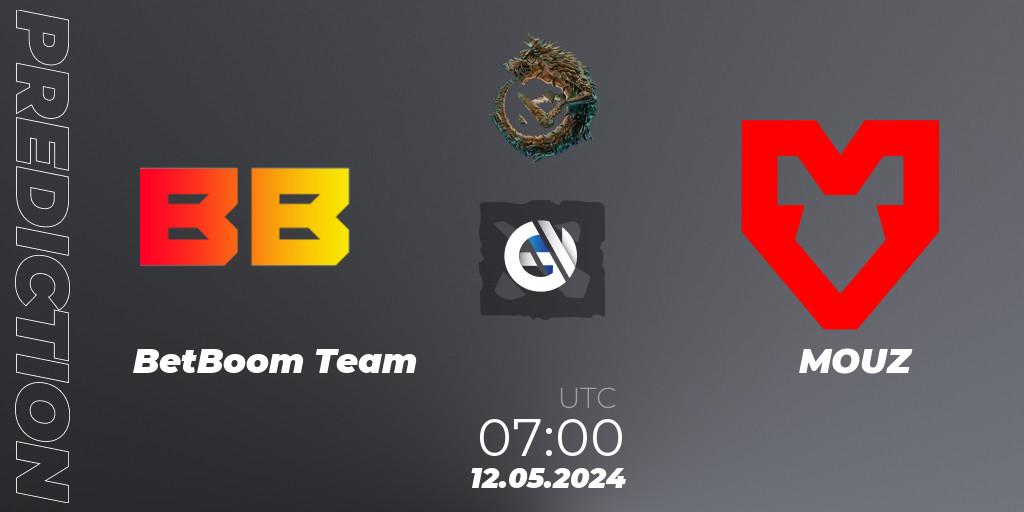BetBoom Team vs MOUZ: Betting TIp, Match Prediction. 12.05.2024 at 07:00. Dota 2, PGL Wallachia Season 1 - Group Stage