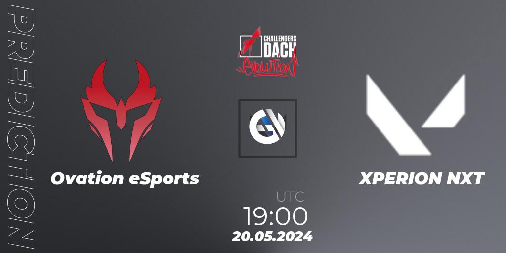 Ovation eSports vs XPERION NXT: Betting TIp, Match Prediction. 20.05.2024 at 19:00. VALORANT, VALORANT Challengers 2024 DACH: Evolution Split 2