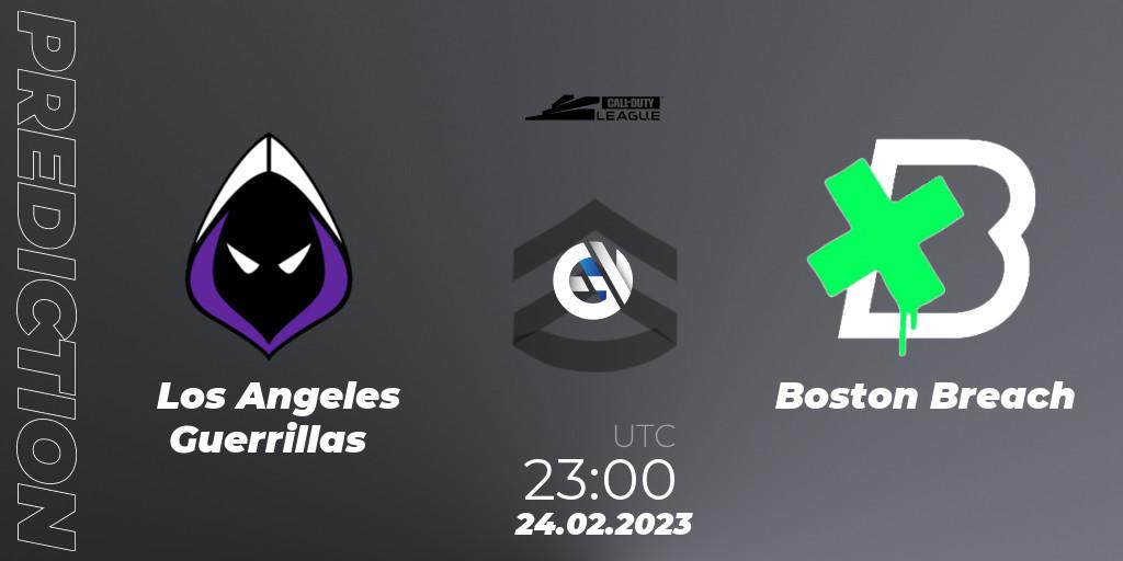 Los Angeles Guerrillas vs Boston Breach: Betting TIp, Match Prediction. 24.02.2023 at 23:00. Call of Duty, Call of Duty League 2023: Stage 3 Major Qualifiers