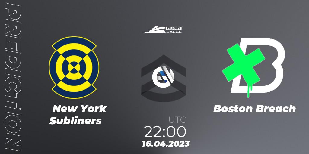 New York Subliners vs Boston Breach: Betting TIp, Match Prediction. 16.04.2023 at 22:00. Call of Duty, Call of Duty League 2023: Stage 4 Major Qualifiers