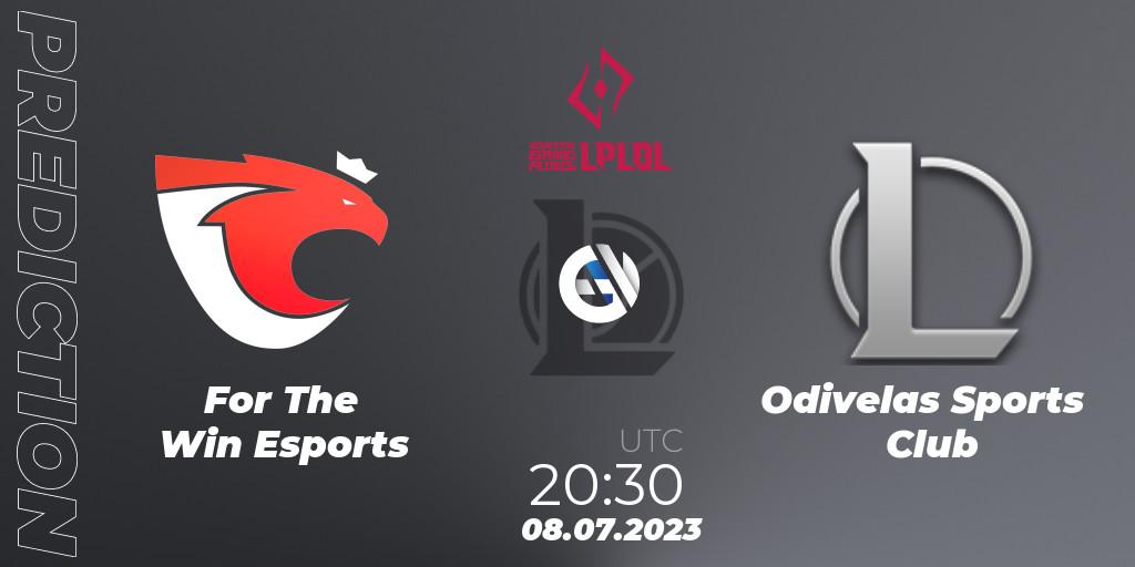 For The Win Esports vs Odivelas Sports Club: Betting TIp, Match Prediction. 16.06.23. LoL, LPLOL Split 2 2023 - Group Stage