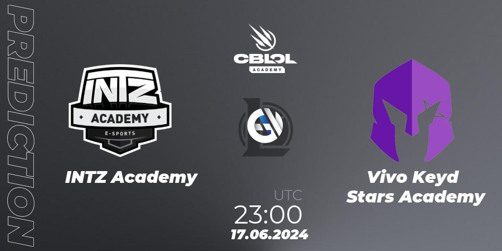 INTZ Academy vs Vivo Keyd Stars Academy: Betting TIp, Match Prediction. 24.06.2024 at 23:00. LoL, CBLOL Academy 2024