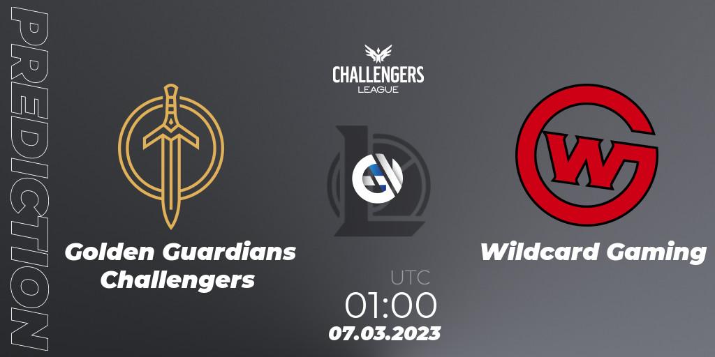 Golden Guardians Challengers vs Wildcard Gaming: Betting TIp, Match Prediction. 07.03.23. LoL, NACL 2023 Spring - Group Stage