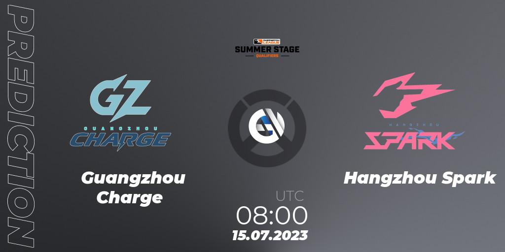 Guangzhou Charge vs Hangzhou Spark: Betting TIp, Match Prediction. 15.07.23. Overwatch, Overwatch League 2023 - Summer Stage Qualifiers
