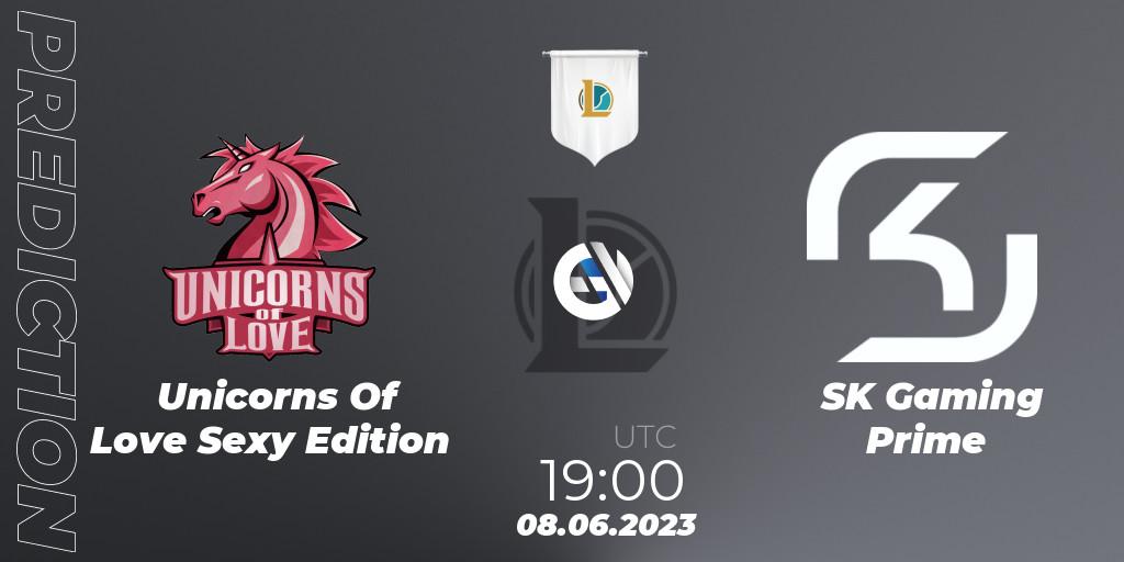 Unicorns Of Love Sexy Edition vs SK Gaming Prime: Betting TIp, Match Prediction. 08.06.23. LoL, Prime League Summer 2023 - Group Stage