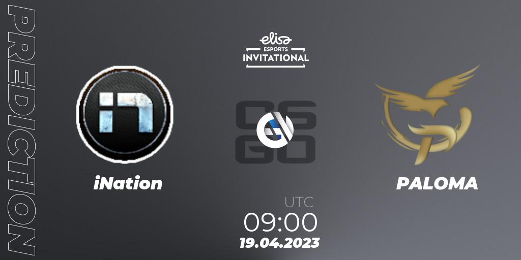 iNation vs Ignis Serpens: Betting TIp, Match Prediction. 19.04.2023 at 09:00. Counter-Strike (CS2), Elisa Invitational Spring 2023 Contenders